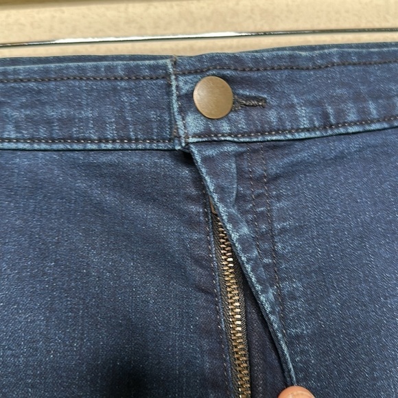 NWOT American Apparel The Easy Jean High Rise Stretch Skinny Blue Size Large - Picture 11 of 16